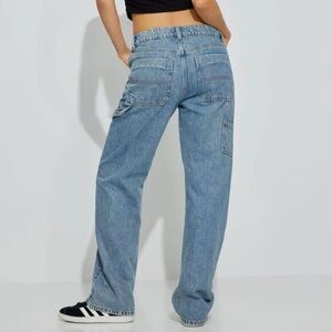 Garage Slouchy Carpenter Jean in Asher Blue